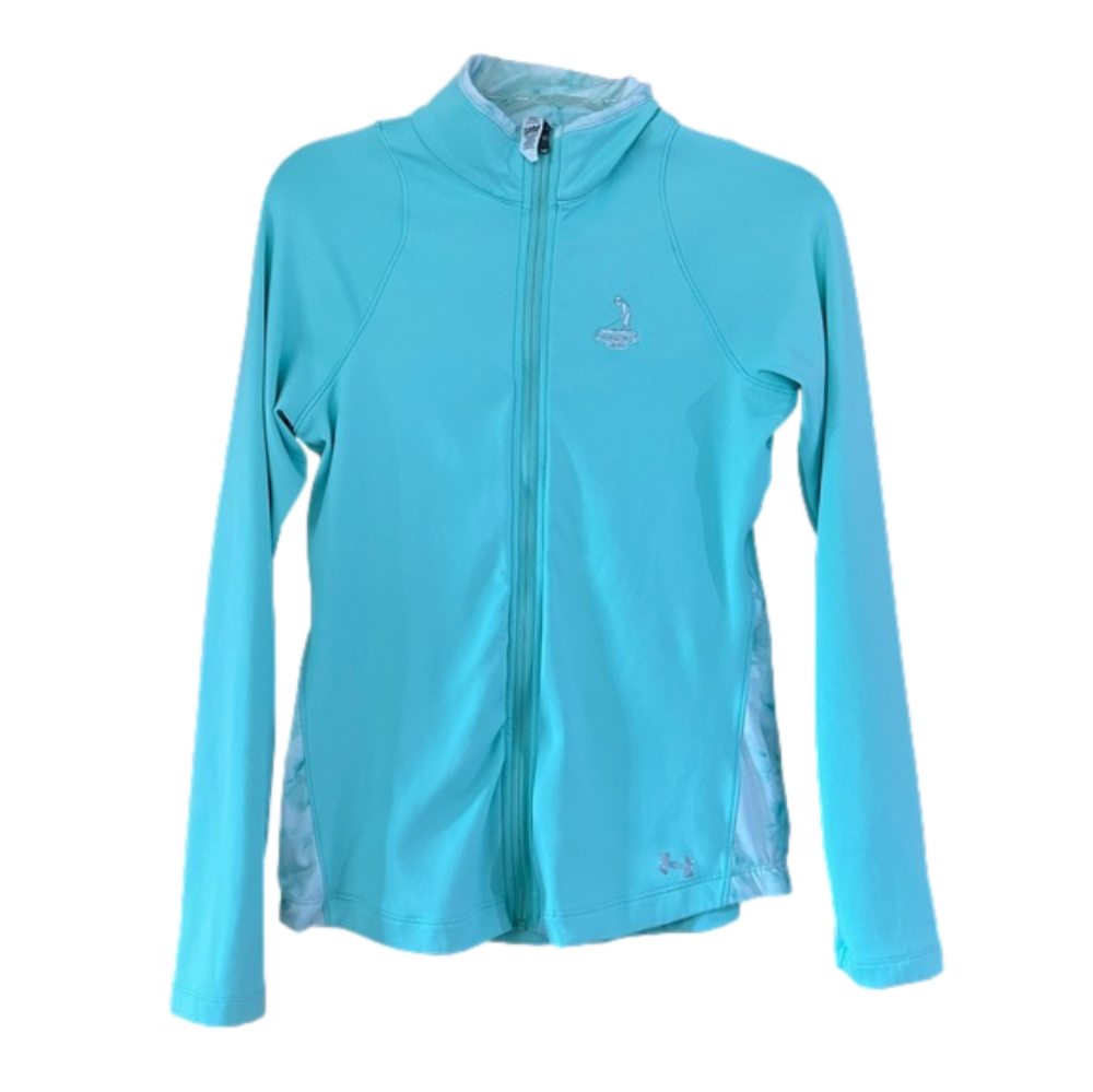 Under Armour Cold Gear Golf Jacket Aqua Long Sleeve Small